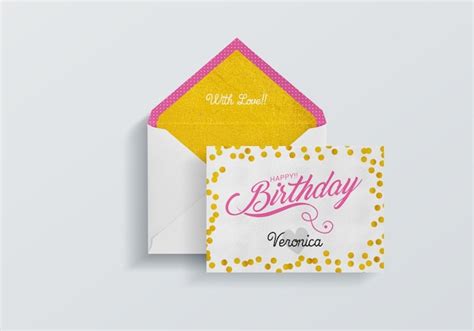 Download Birthday Card Mockup Photography - Landscape